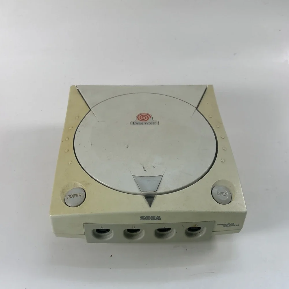 Sega Dreamcast Console HKT-3020 w/ NFL 2K2 Game Untested AS-IS